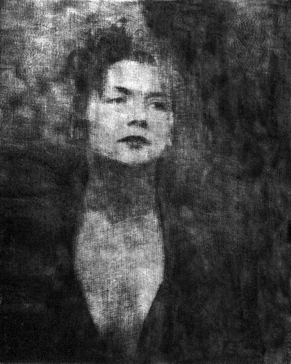 Fotografia zatytułowany „Madame Mélancolie..…” autorstwa Philippe Berthier, Oryginalna praca, Fotografia cyfrowa