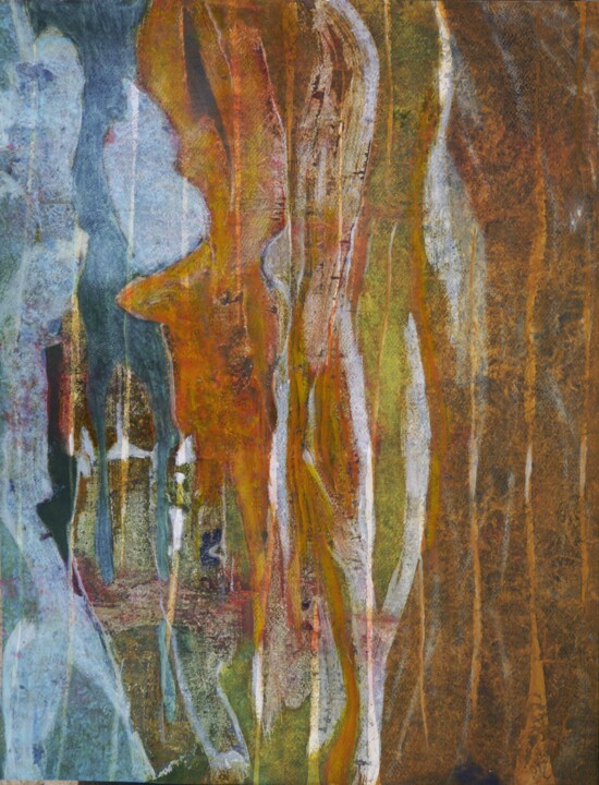 Картина под названием "Maia" - Philippe Casaubon, Подлинное произведение искусства, Чернила