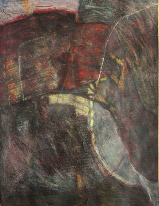 Painting titled "Morphée" by Philippe Casaubon, Original Artwork, Oil