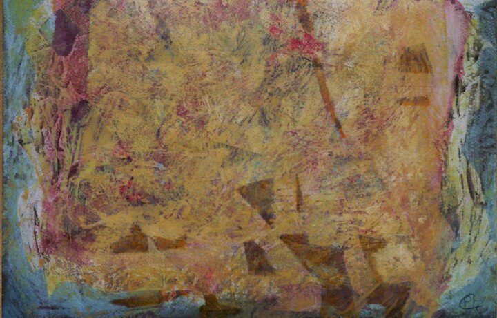 Pittura intitolato "Nérée" da Philippe Casaubon, Opera d'arte originale, Olio
