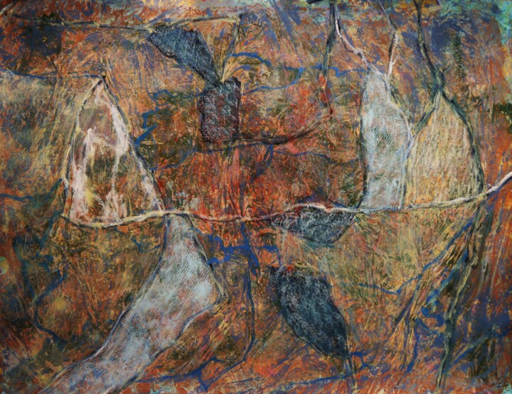 Peinture intitulée "Oedée" par Philippe Casaubon, Œuvre d'art originale, Huile