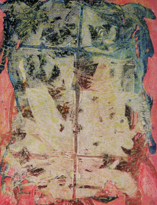 Pittura intitolato "Ossa" da Philippe Casaubon, Opera d'arte originale, Olio