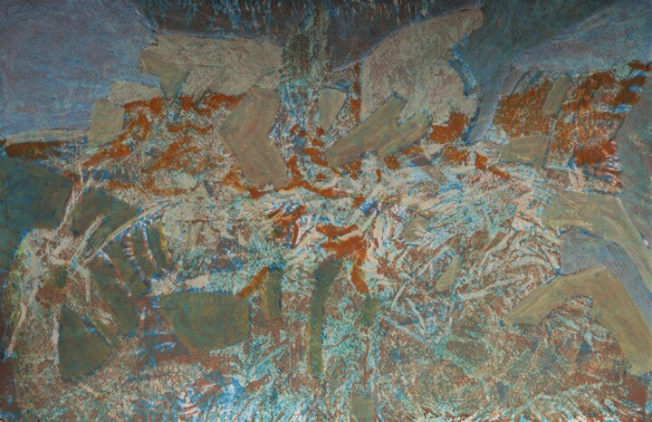Malerei mit dem Titel "Siegfried" von Philippe Casaubon, Original-Kunstwerk, Öl