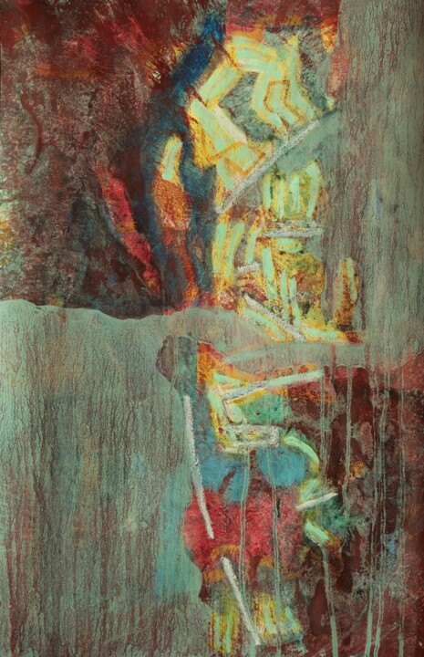 Peinture intitulée "Télémaque" par Philippe Casaubon, Œuvre d'art originale, Huile