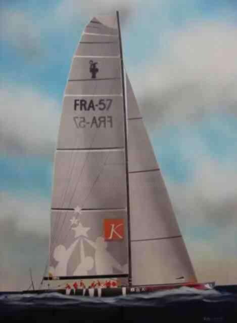 Painting titled "America's Cup 2007…" by Philippe Conrad, Original Artwork