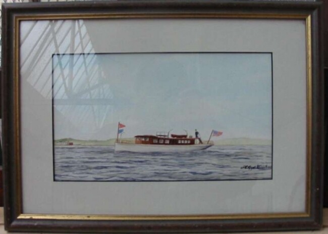 Painting titled "Cruiser "Steinway"" by Philippe Conrad, Original Artwork