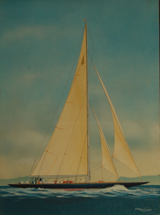 Painting titled "Endeavour II" by Philippe Conrad, Original Artwork