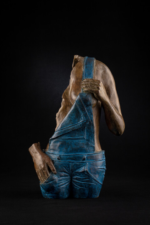 Sculpture intitulée "BIRGIT" par Philippe Crivelli, Œuvre d'art originale, Bronze