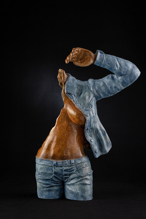 Sculpture titled "SALSA" by Philippe Crivelli, Original Artwork, Bronze