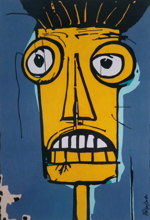 Peinture intitulée "Sheldon" par Philippe Dailler, Œuvre d'art originale, Acrylique