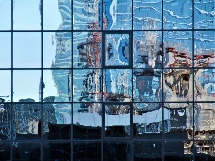 摄影 标题为“Urban meltdown” 由Philippe Dunlearry, 原创艺术品, 非操纵摄影 安装在木质担架架上