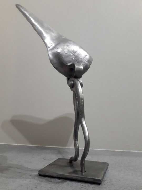 Sculpture intitulée "la-dent-mal-barree.…" par Philippe Fautrez, Œuvre d'art originale