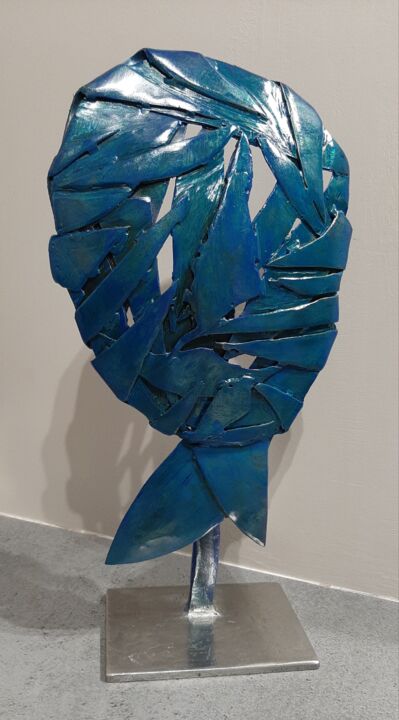 Sculpture intitulée "y fait s'giffe 601" par Philippe Fautrez, Œuvre d'art originale, Métaux