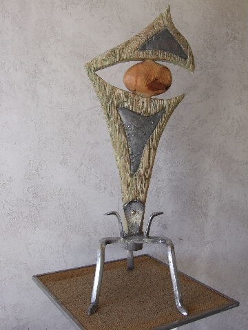 Sculpture intitulée "un peu avant" par Philippe Fautrez, Œuvre d'art originale