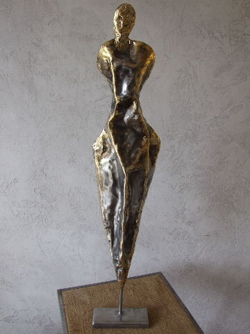 Sculptuur getiteld "femme 12" door Philippe Fautrez, Origineel Kunstwerk
