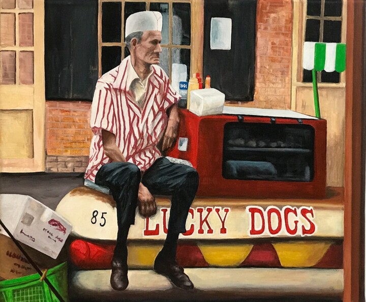 Peinture intitulée "Lucky - Unlucky" par Philippe Manson, Œuvre d'art originale, Acrylique Monté sur Châssis en bois