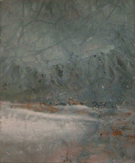 Painting titled "Neige" by Philippe Maurice, Original Artwork
