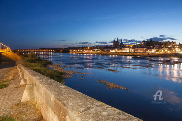 Photographie intitulée "Loire à Blois.jpg" par Philippe Nannetti, Œuvre d'art originale