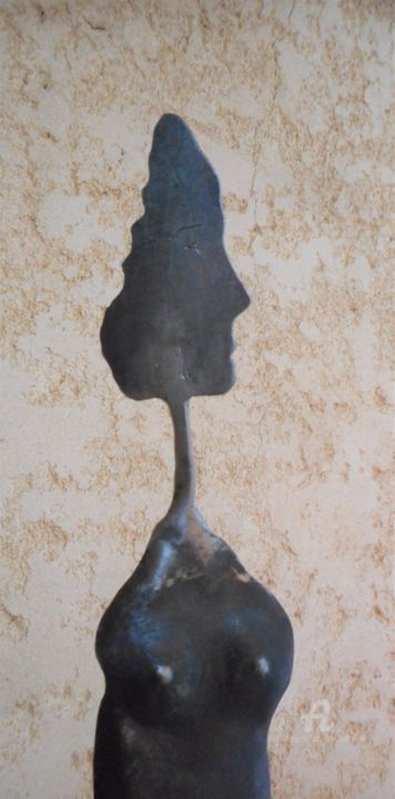 Escultura titulada "FIGURE 123" por Philippe Olive, Obra de arte original, Metales
