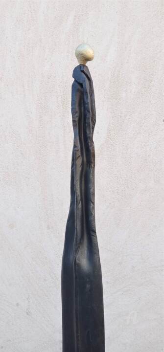 Escultura titulada "FIGURE 79" por Philippe Olive, Obra de arte original, Metales