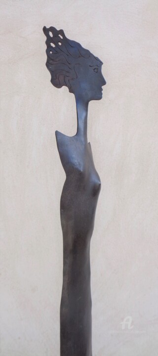 Sculpture titled "FIGURE 127" by Philippe Olive, Original Artwork, Metals
