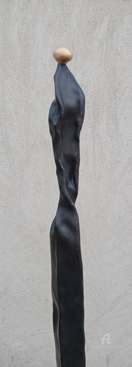 Escultura titulada "FIGURE 82" por Philippe Olive, Obra de arte original, Metales