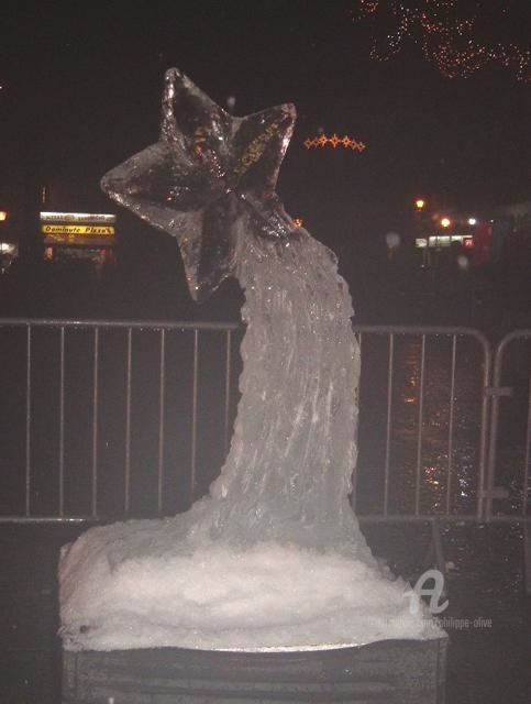 雕塑 标题为“SCULPTURE GLACE” 由Philippe Olive, 原创艺术品, 冰