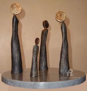Sculpture intitulée "TERPNOS" par Philippe Olive, Œuvre d'art originale, Bronze
