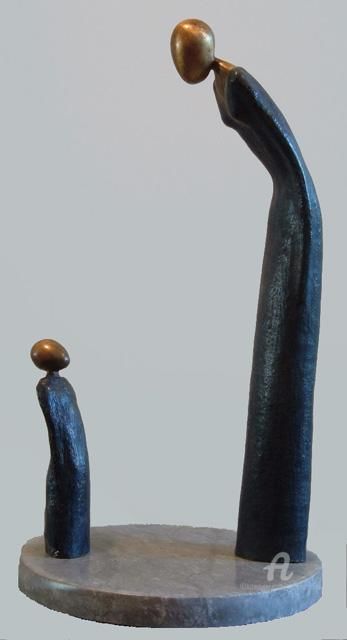 Escultura titulada "IRIS" por Philippe Olive, Obra de arte original, Metales