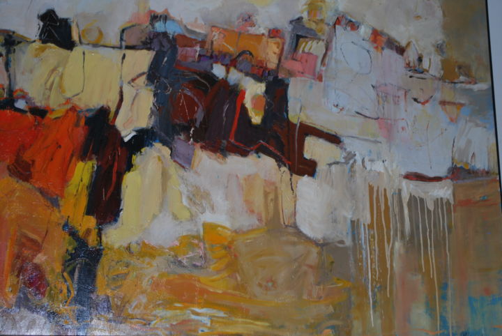 Painting titled "Collioure" by Philippe Olivié, Original Artwork, Oil