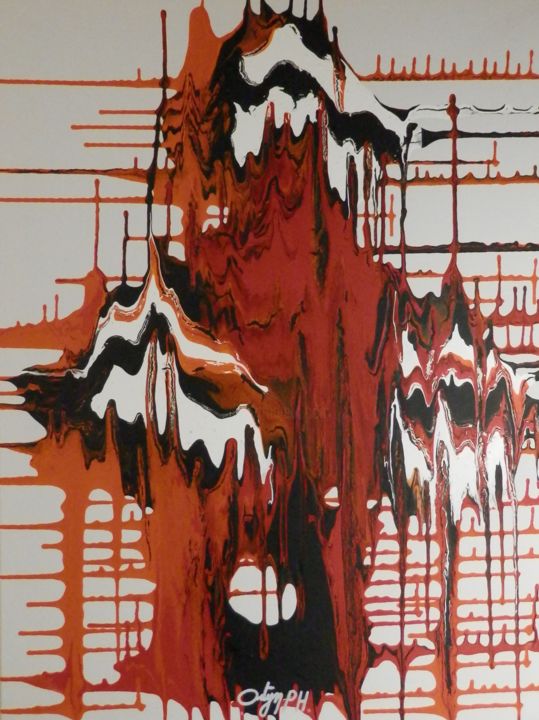 "Insignius" başlıklı Tablo Philippe Ostyn tarafından, Orijinal sanat, Akrilik
