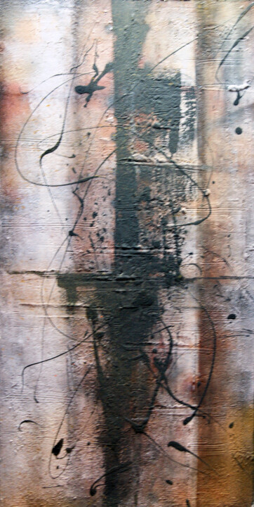 Malerei mit dem Titel "Le chant du berbère" von Philippe Paquet, Original-Kunstwerk, Acryl