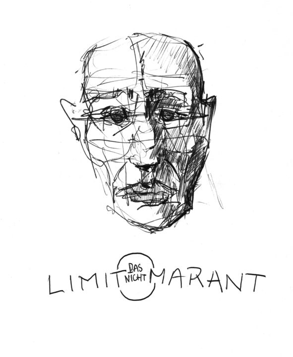 Dessin intitulée "LIMITE PAS MARRANT" par Philippe Graillot (TORGALLI), Œuvre d'art originale, Travail numérique 2D