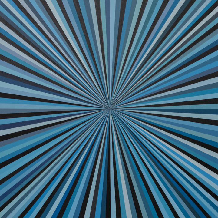「Convergence 3」というタイトルの絵画 Philippe Regardによって, オリジナルのアートワーク, アクリル
