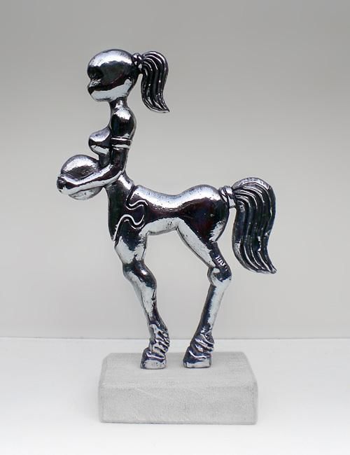 Sculpture titled "Centauresse" by Philippe Rocca, Original Artwork