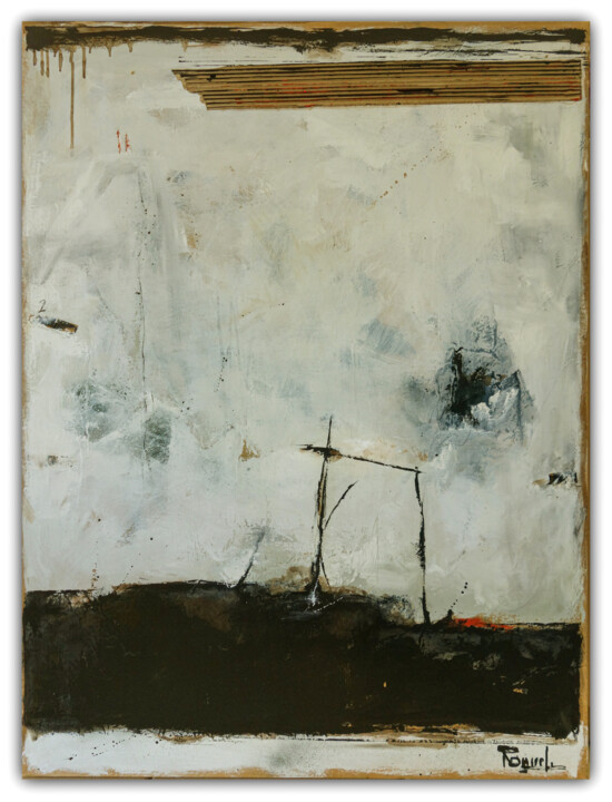 Peinture intitulée "NY - 9/11" par Philippe Roussel, Œuvre d'art originale, Acrylique