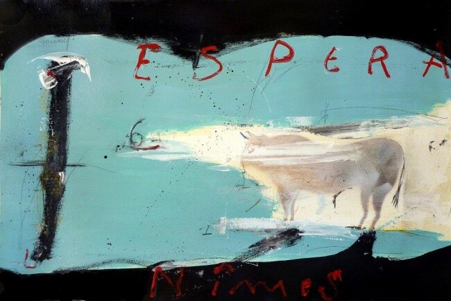 제목이 "Espera"인 미술작품 Philippe Roussel로, 원작