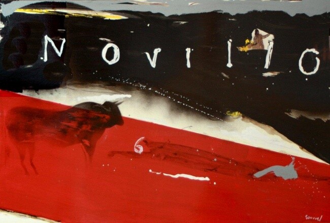 Peinture intitulée "Novillo" par Philippe Roussel, Œuvre d'art originale