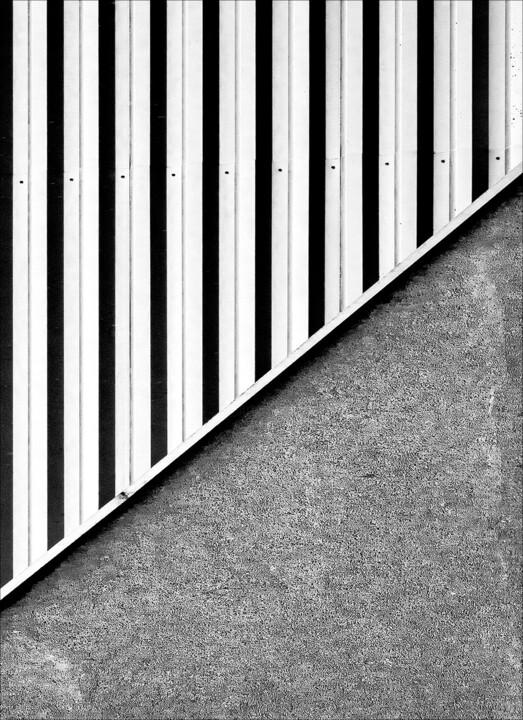 Photography titled "Archi abstraite 2" by Philippe Verspeek, Original Artwork, Digital Photography Mounted on Aluminium