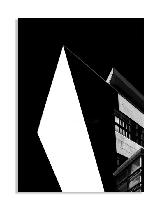 Photography titled "Shape in a black Sp…" by Philippe Verspeek, Original Artwork, Manipulated Photography
