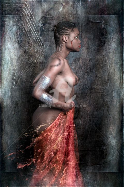 Φωτογραφία με τίτλο "Kalinda" από Philippe Bousseau, Αυθεντικά έργα τέχνης, Ψηφιακή φωτογραφία