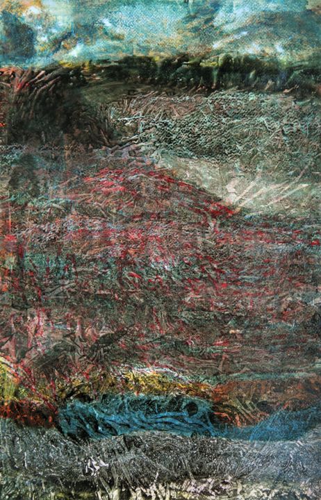 Peinture intitulée "Skidblamir" par Philippe Casaubon, Œuvre d'art originale, Huile