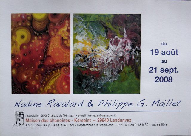 Peinture intitulée "Expo_landunvez_2008…" par Philippe G Maillet, Œuvre d'art originale