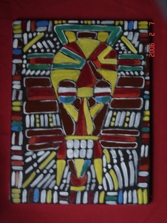 Peinture intitulée "africa 2" par Cc18, Œuvre d'art originale