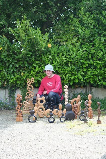 Sculptuur getiteld "IMG_2529" door Philippe Pecheu, Origineel Kunstwerk, Hout