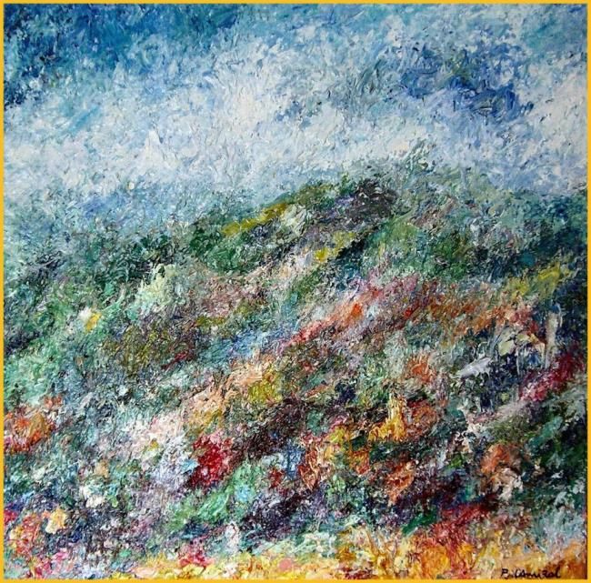 Peinture intitulée "Paysage 01" par Philippe Lamiral, Œuvre d'art originale,