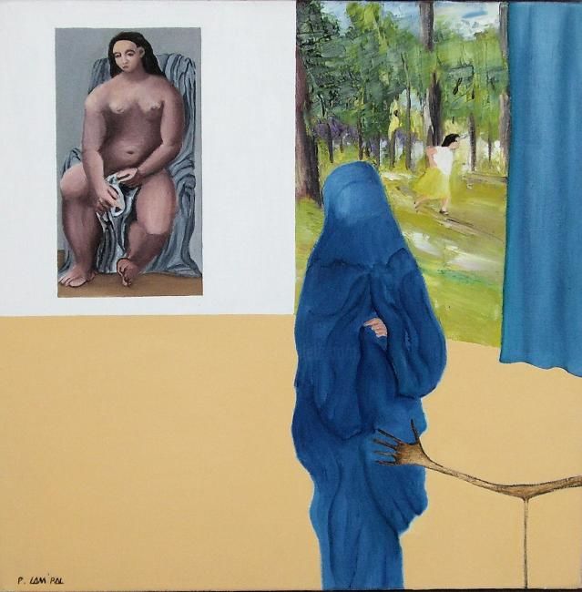 Peinture intitulée "sans titre" par Philippe Lamiral, Œuvre d'art originale,