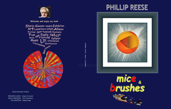 Arte digital titulada "MICE & BRUSHES" por Phillip Reese, Obra de arte original, Pintura Digital