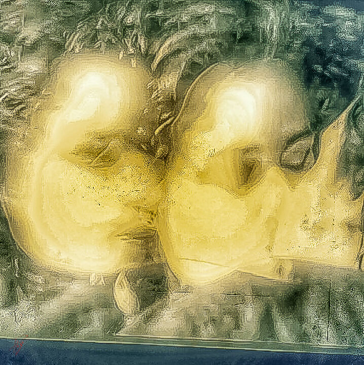 Photography titled "A kiss" by Philippe Loze, Original Artwork, Digital Photography