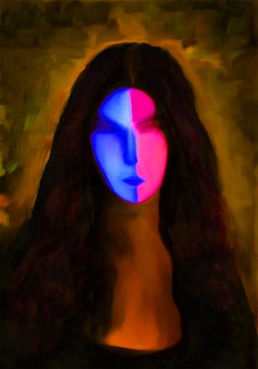 Arte digitale intitolato "Witch" da Michele Poenicia, Opera d'arte originale, Pittura digitale